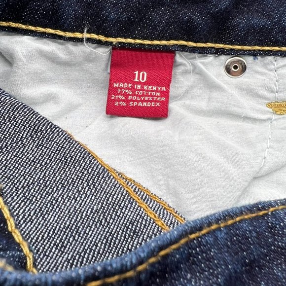 Polo Women's Jeans Size 10 Boot Cut Dark Wash U.S. Polo Assn. - Picture 6 of 11